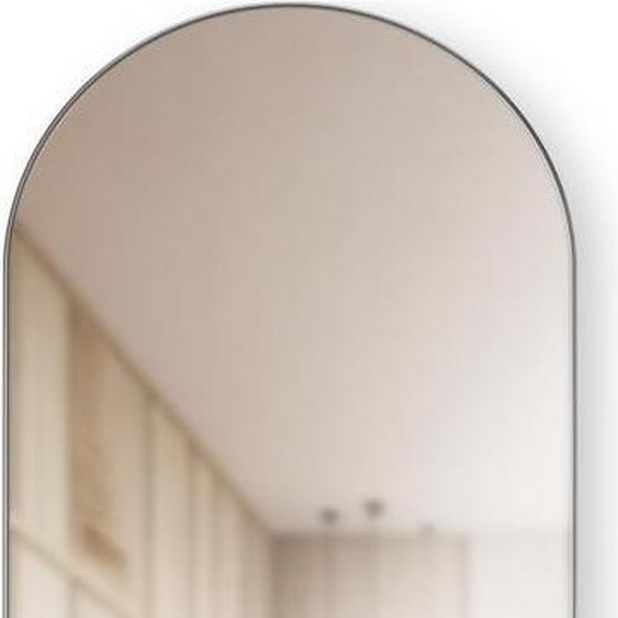 Umbra miroir Hubba Pill, miroir mural, verre, titane, 157 x 45 cm, 1023469-624