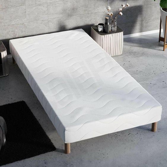 Un Sommier 90 x 190 cm avec Pieds