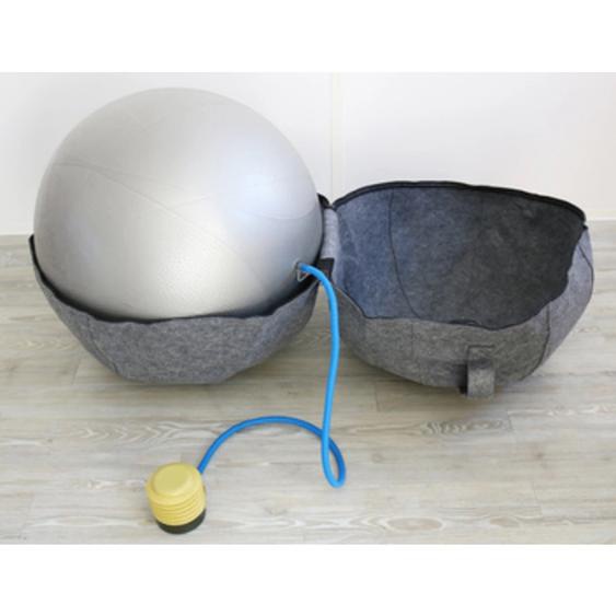 UNILUX Ballon dassise ergonomique ERGO SPHERE, gris