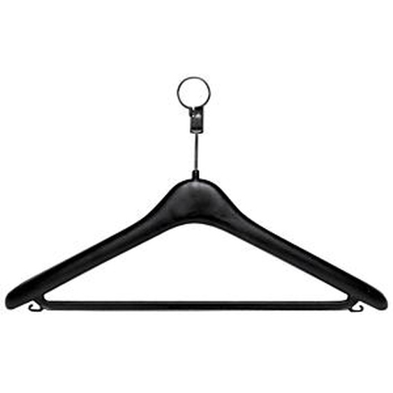 Unilux Cintre antivol plastique LOCKY - Noir (Lot de 20 pièces)