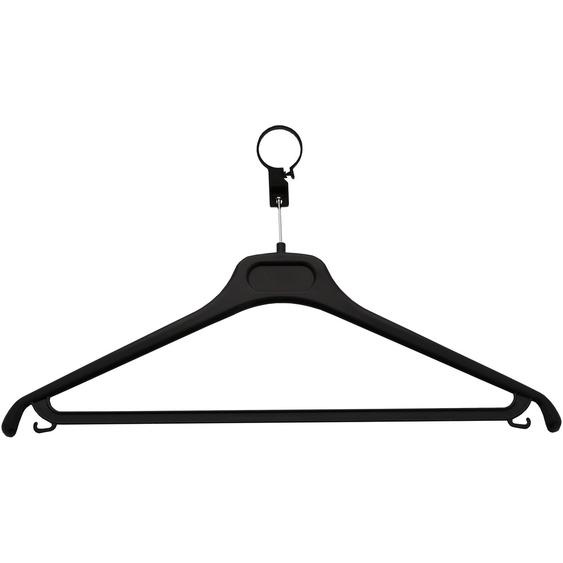 Unilux Cintre avec anneau anti-vol Locky Plus pour vestiaires - Noir - Lot de 20