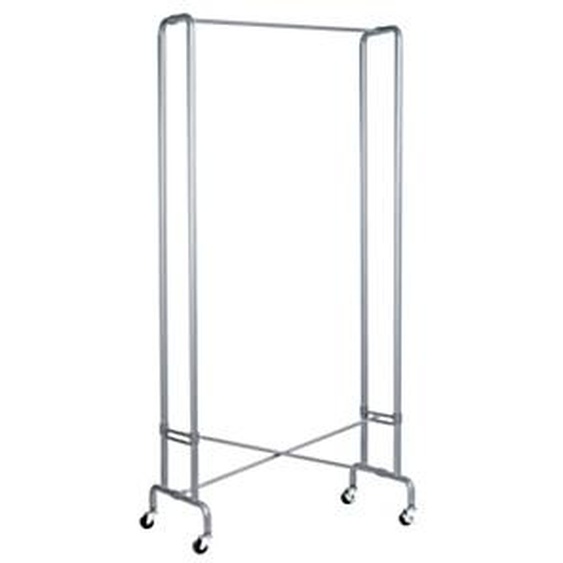 Unilux Handy Portant à vêtements mobile pliable métal 40 cintres - Gris