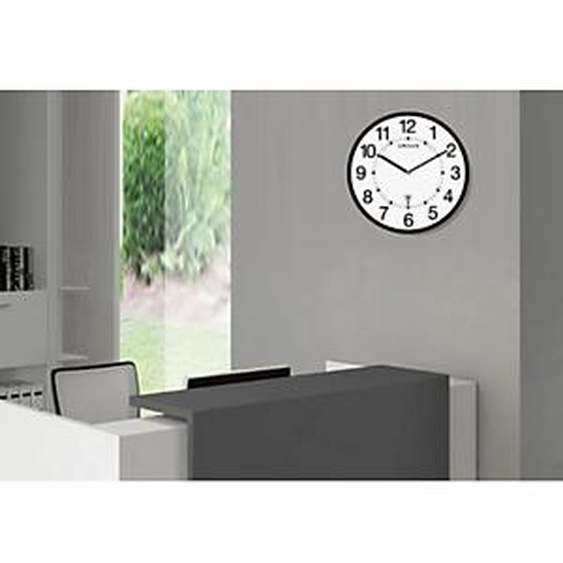 UNILUX Horloge murale radio-pilotée MAXI WAVE, noir