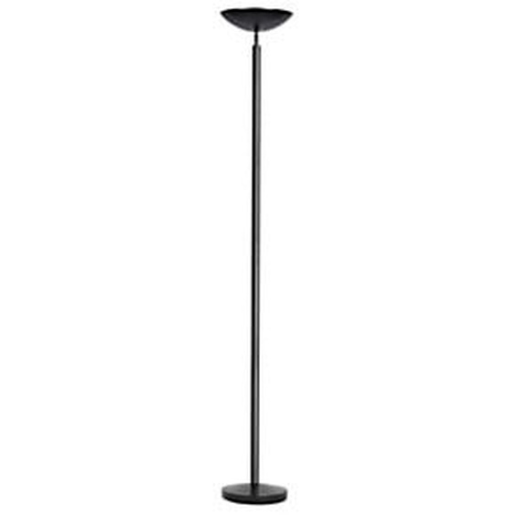 Unilux Lampadaire Dely - Led intégrée - 23W - Tête orientable - Variateur dintensité - Noir