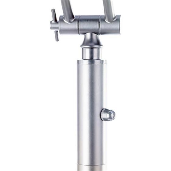 UNiLUX Lampadaire LED VARIALUX, couleur : gris métal