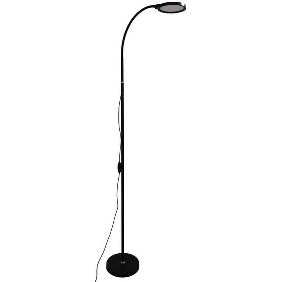 Unilux Lampadaire liseuse Lexy - Led intégrée - Bras flexible - Variateur dintensité - Noir