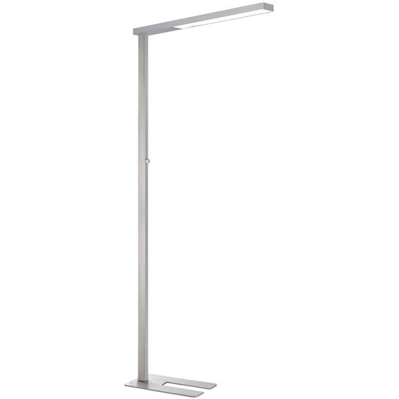 Unilux lampadaire Stratus - Led intégrée - 50W - Eclairage direct et indirect - Variateur dintensité - Aluminium