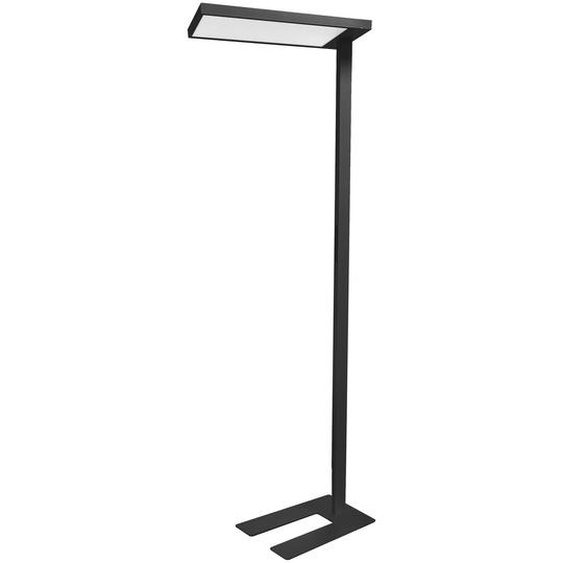 Unilux Lampadaire Versus - Led intégrée - Éclairage direct/indirect - 3 niveaux dintensité - Noir