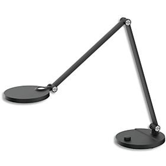 UNILUX Lampe de bureau LED Eyecaring Everest noir. Anti-éblouissement. Variateur dintensité et couleur