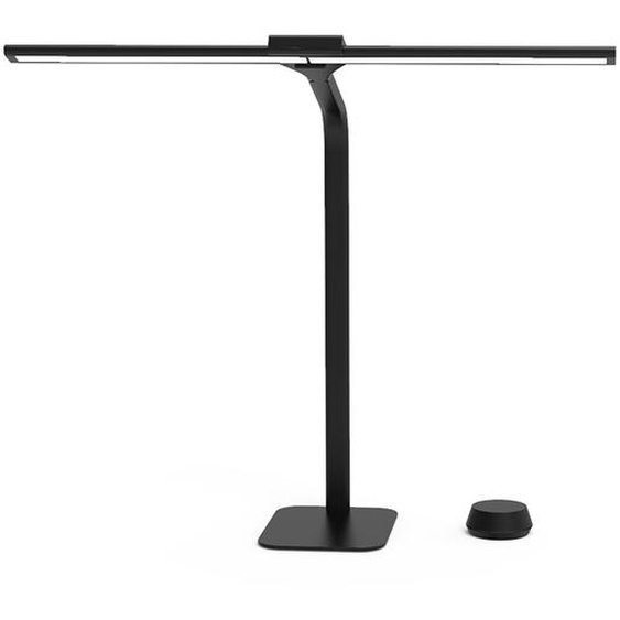 Unilux Lampe de bureau sur pied Strata - Led intégrée - Tactile - Port USB-A - Noir
