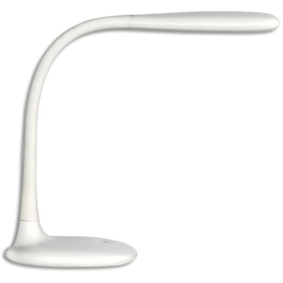 UNILUX Lampes à LEDS Lucy Blanche en métal gainé élastomère, hauteur 39 cm, longueur bras 37 cm
