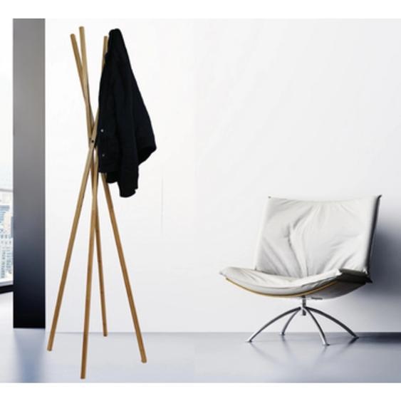 UNILUX Porte-manteau TIPY, 4 patères, en bambou
