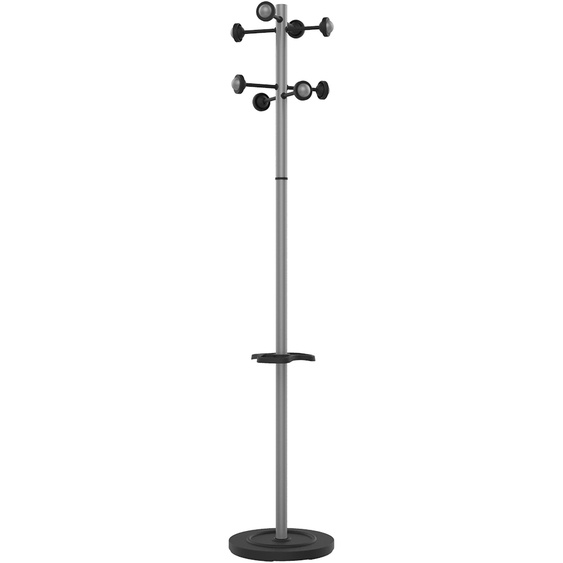 Unilux Portemanteau Accueil  - 8 patères - Aluminium