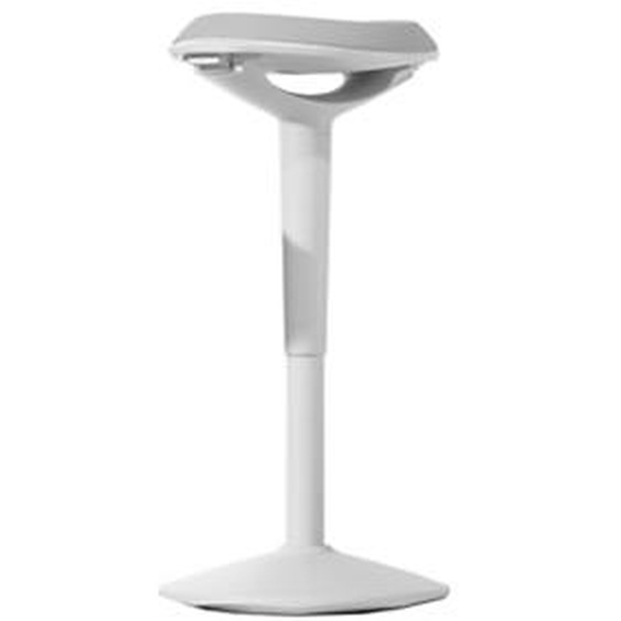 Unilux Tabouret ergonomique Ergo Boost à effet de bascule - Gris Blanc