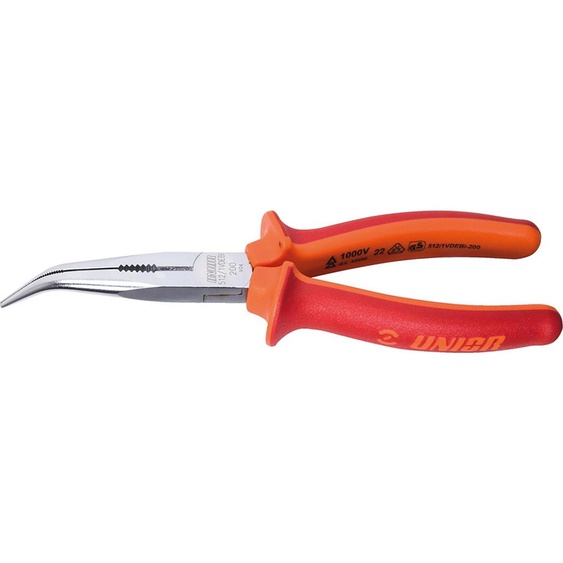 Unior 512/1vdebi 170 Mm Pince coupante et de préhension courbée Orange Orange One Size