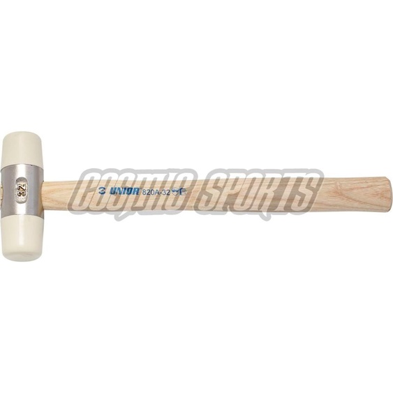 Unior 820A Marteau à tête interchangeable avec manche en bois, 40mm