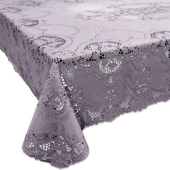 Unique Living - Nappe - intérieur et extérieur - Amira - Vinyl - 137 x 180 cm - Lilas