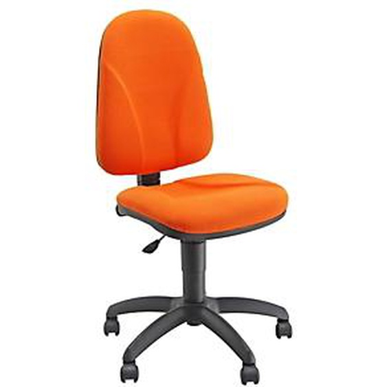 UNISIT Siège de bureau Team - Tissu rembourré - Dossier Abricot - Assise Abricot