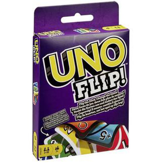 Uno Flip Jeu De Société Multicolore