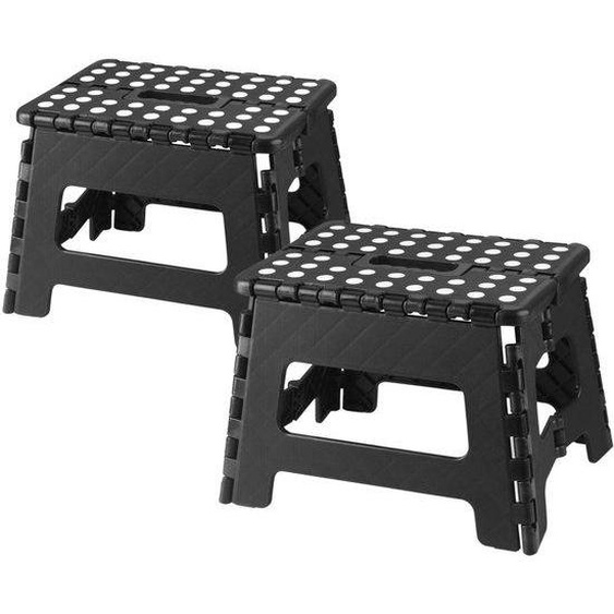 Unyqoos® Marchepied pliable de 22,9 cm – Marchepied pliable, antidérapant, supportant jusquà 136 kg, avec poignée de transport, idéal pour la cuisine, la salle de bain et la chambre