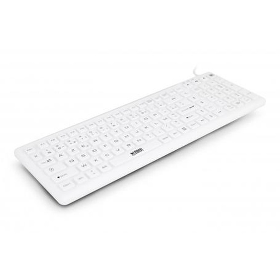Urban Factory Sanee, Taille réelle (100 %), Avec fil, USB, AZERTY, Blanc AKB68UF