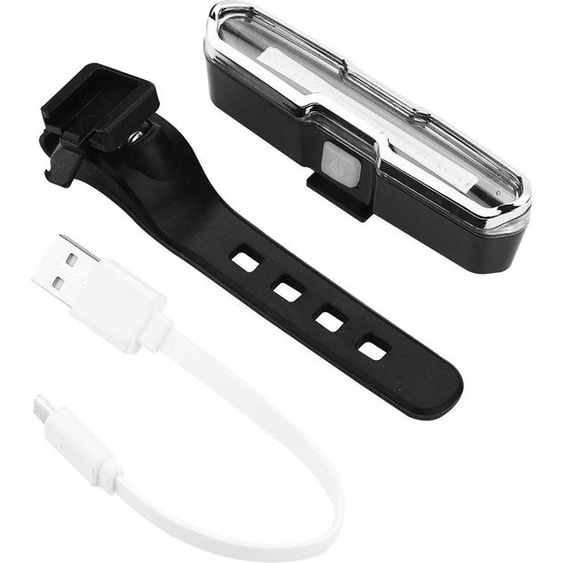 USB rechargeable LED vélo VTT vélo avertissement feu arrière (rouge bleu)