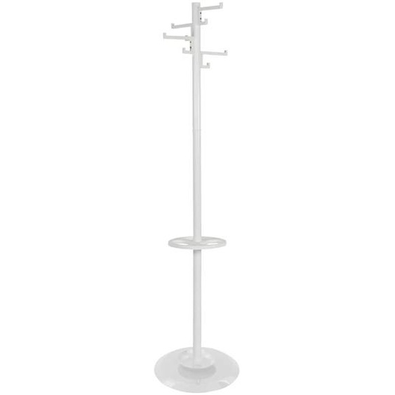 V-Part Porte-manteau sur pied avec 8 patères Porcelain Blanc 178 cm