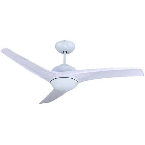 V-tac - Ventilateur de plafond Moteur dc Blanc 35W 1500 Lumens 3IN1