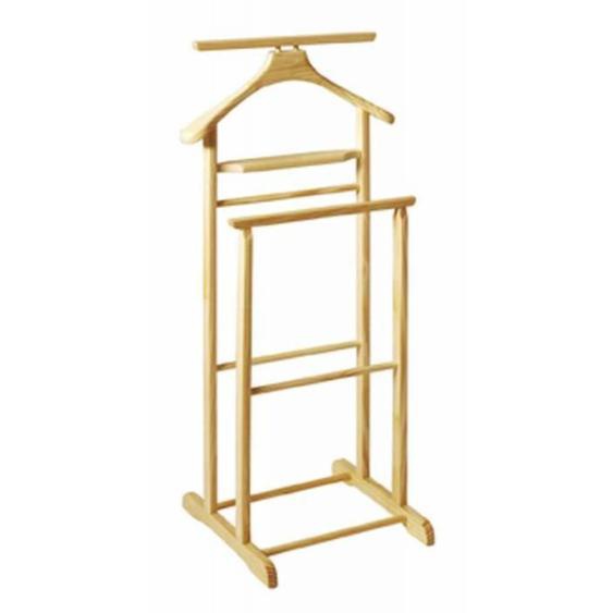 Valet de Chambre - PARIS PRIX - Veoh - Bois Massif - 102 cm - Naturel - Contemporain