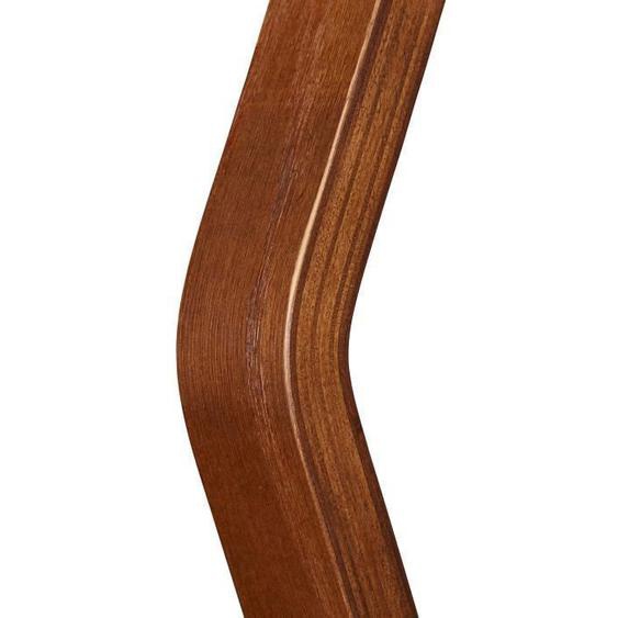 Relaxdays Valet, pour costume & pantalon, mélange bois-métal, chambre à coucher, portant, 113x46,5x34 cm, marron/noir