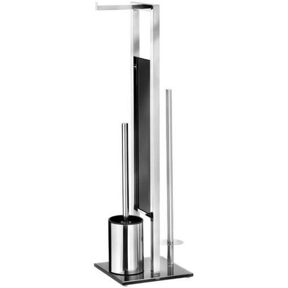 Wenko - Valet WC design Rivalta - H. 70 cm - Argent