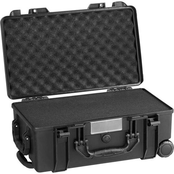 Valise rigide résistante aux intempéries de 1,58 pi³ avec poignées rétractables et roulettes
