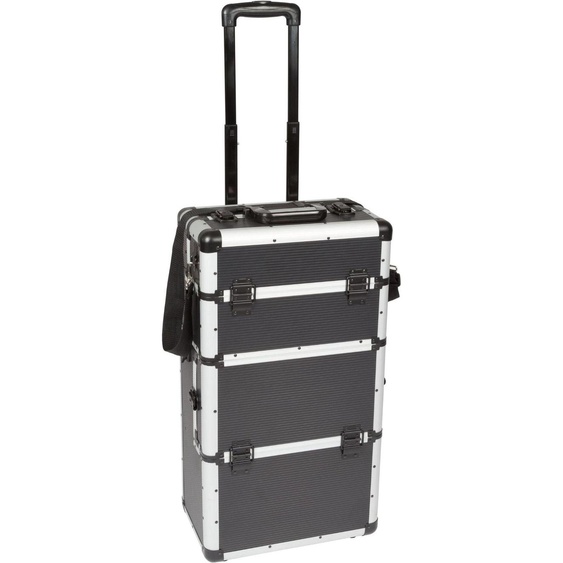 Valise Trolley Aluminium - 370 X 225 X 670 Mm - 66,9 L - Noir