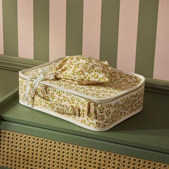 Valisette En Tissu - Imprimé Albertine Rose