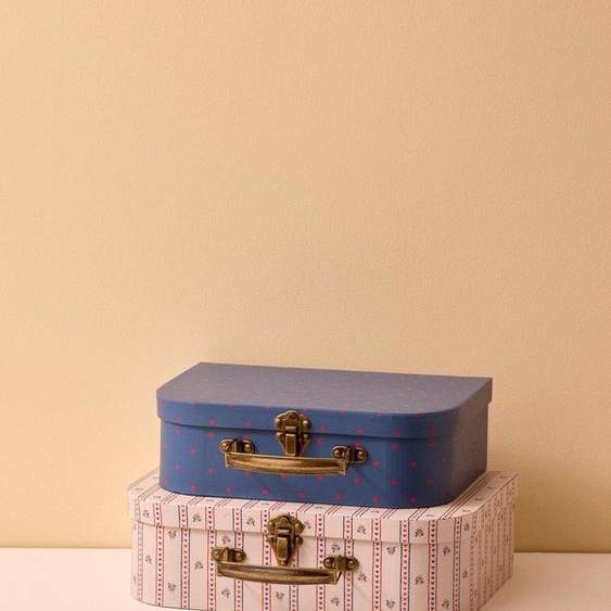 Valisette Par Lot De 2 Imprimé Marine