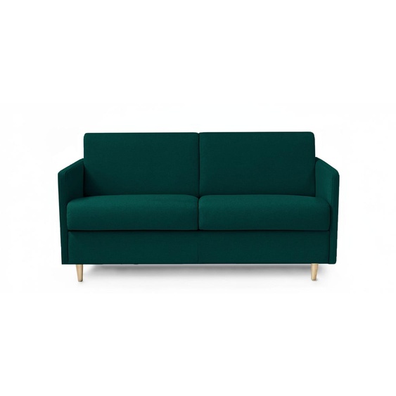 VALLAURIS - Canapé convertible 2 places - Tweed, Vert bouteille