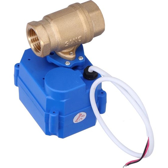Vanne à bille motorisée en laiton Micro Electrical Straight Through 1/2in CWX-15N-CR04-DC9~24V-DN15