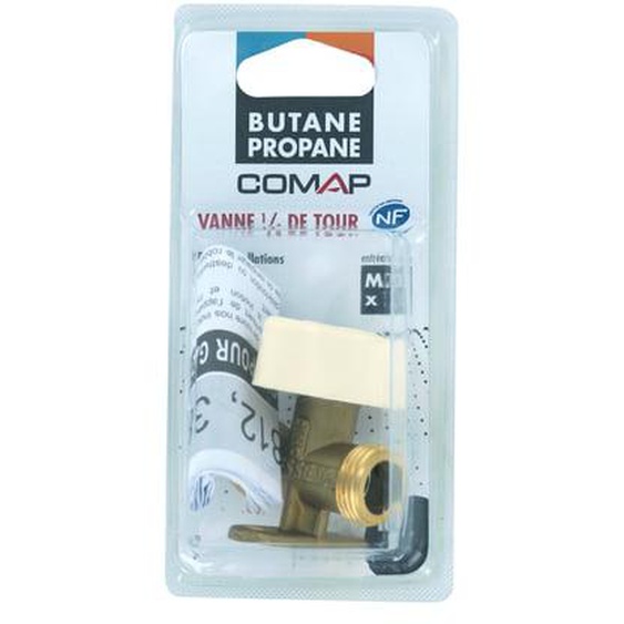 Vanne darrêt 1/4 tour Butane et Propane