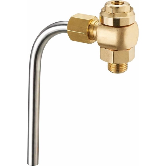 Vanne de prélèvement Oventrop Aquastrom P DN10, 3/8 pouces, bronze/acier inoxydable, 1 pièce.