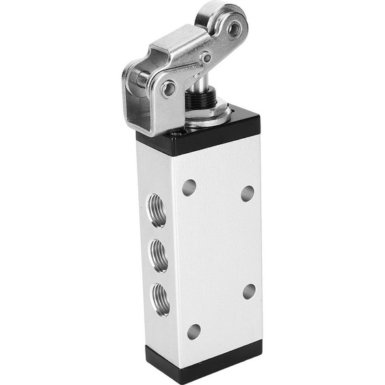 Vanne manuelle à deux positions et cinq voies G1/4 pouce Vanne mécanique en alliage daluminium Accessoire industriel XQ250612