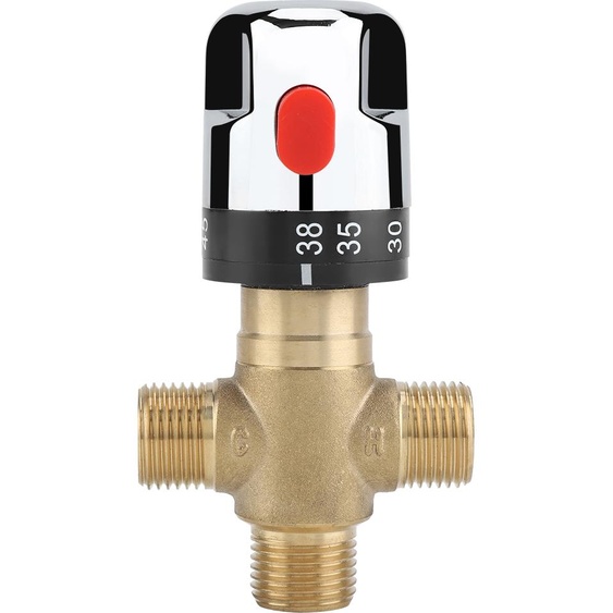 Vanne mélangeuse thermostatique en laiton, tube de température de leau,de thermostat de bassin