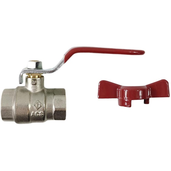 Vanne poignée + papillon femelle femelle 33/42  GARIS V01FF-33M