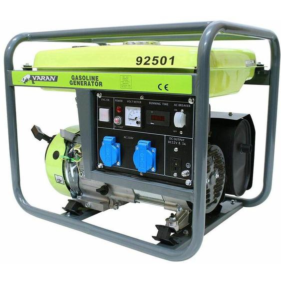 Varan Motors - 92501 Groupe électrogène essence 2800W 2 x 230V 1 x 12VDC