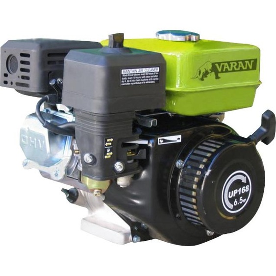 Varan Motors - 92580 MOTEUR ESSENCE 4 TEMPS 4,8KW 6,5PS 196CC DÉMARRAGE MANUEL MOTEUR DE CHARTE