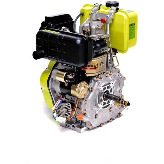 Varan Motors - 92683 Moteur Diesel 10CV 418cc + Démarrage Electrique, Sortie cônique FG3
