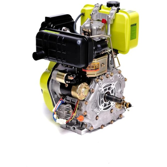 Varan Motors - 92683 Moteur diesel 10HP 418cc + démarreur électrique, sortie de la clavette FG3
