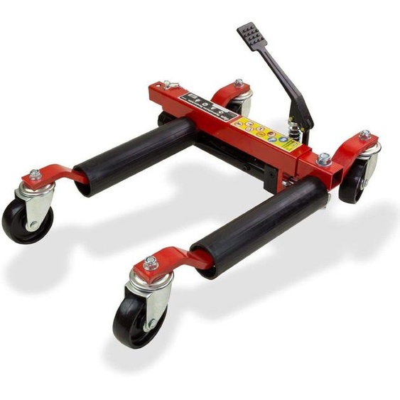 Varan Motors - AN08039 Cric de déplacement, Chariot go Jack 680Kg pour pneu jusquà 30cm de large