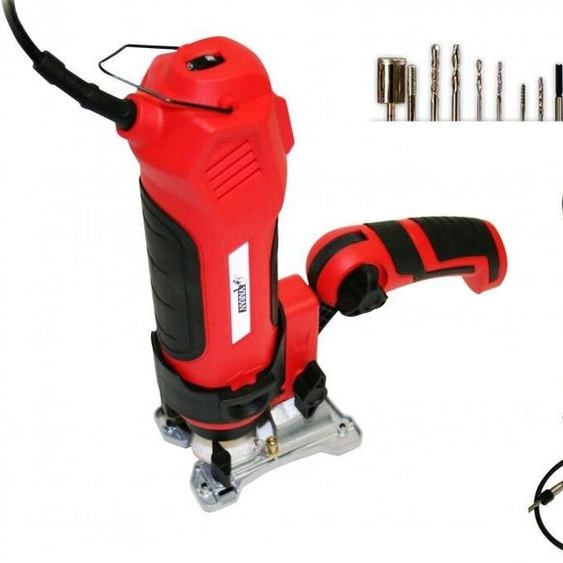 Varan Motors - DMX-550A-ACC Outil Scie Twist Saw Multifonctions 550W + Kit 286 accessoires