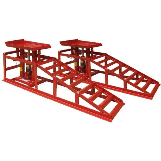 Varan Motors - NECRR-02 Rampes de Levage avec vérins intégrés, 4 Tonnes, lot de 2 pièces