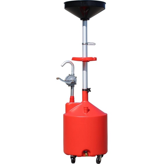 Varan Motors - NEOLD-10 Récupérateur dhuile de vidange 75L avec pompe vidange manuelle